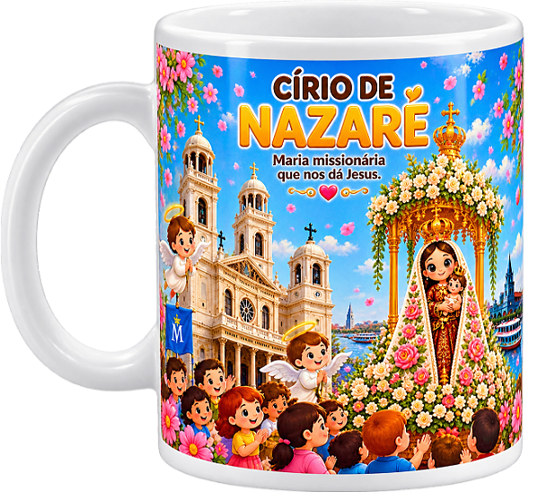 Caneca Círio de Nazaré – Modelo 04 Coleção Círio 2026