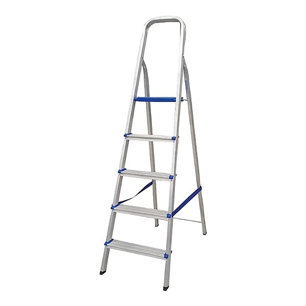 Escada Doméstica 5 Degraus em Alumínio