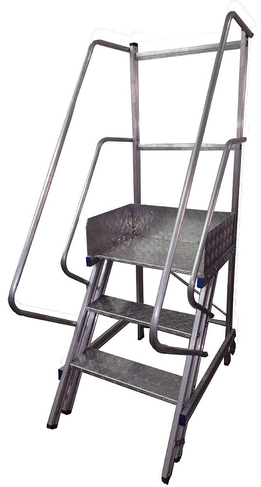 Escada Plataforma Trepadeira NR12 – 2 Degraus