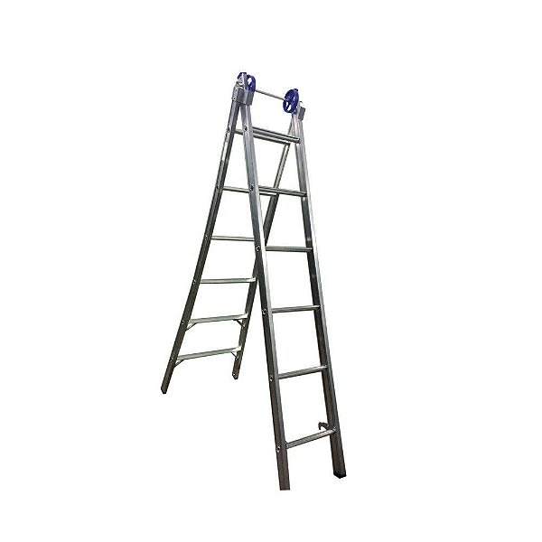 Escada Extensiva Profissional - 6 Degraus