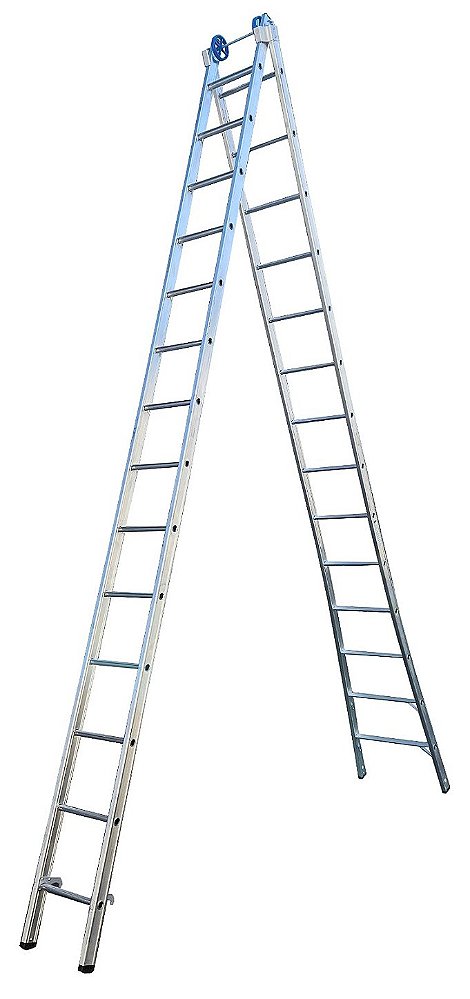 Escada Extensiva Profissional - 14 Degraus