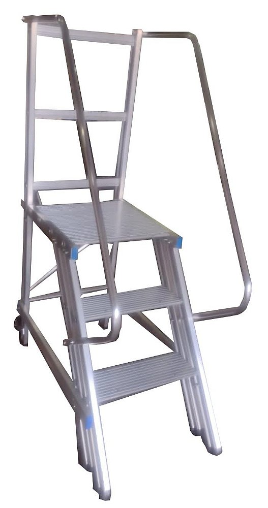 Escada Plataforma Trepadeira 2 Degraus + Plataforma