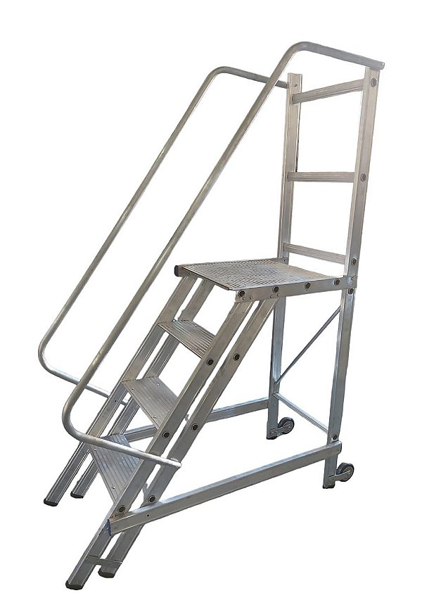 Escada Plataforma Trepadeira 3 Degraus + Plataforma