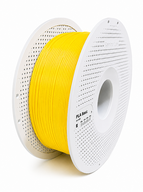 FILAMENTO BAMBU LAB PLA BASIC 1KG AMARELO