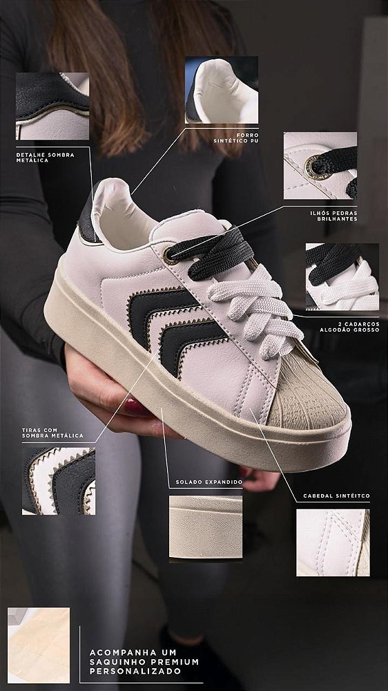 Tênis Feminino Plataforma Colvir Bruna Luxo Conforto Casual