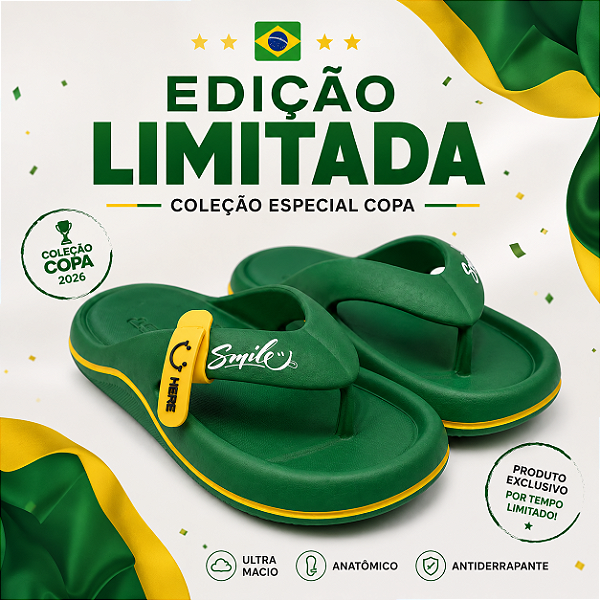 Chinelo Ortopédico Top Comfort Smile Torcedor