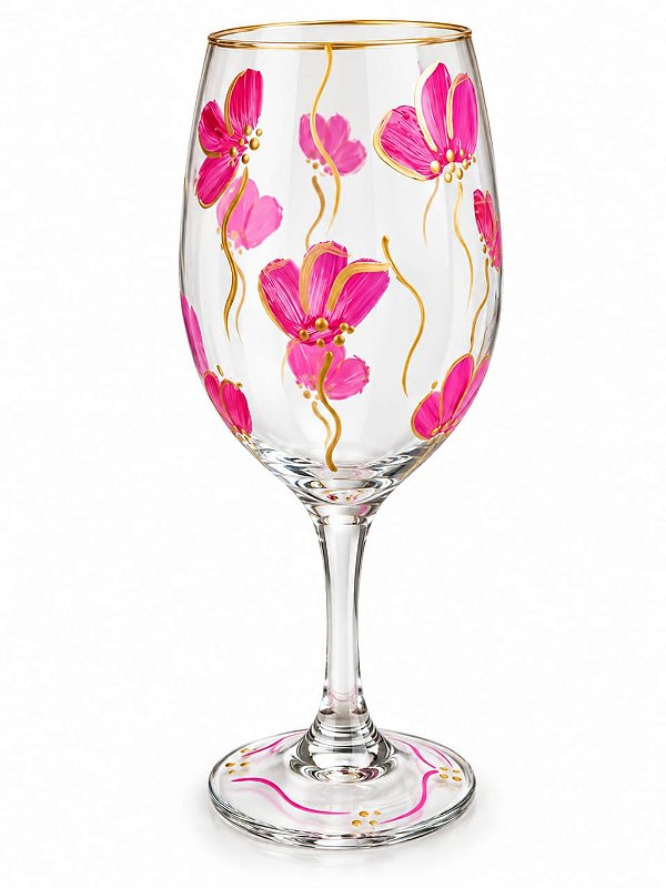 Taça de Vinho - Florada Pink