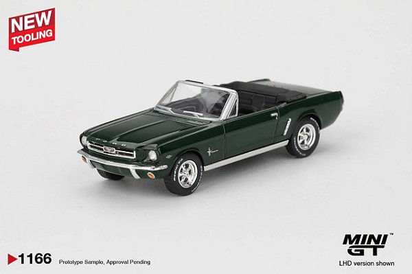 MINI GT - 1964 Ford Mustang Convertible Green (1166)