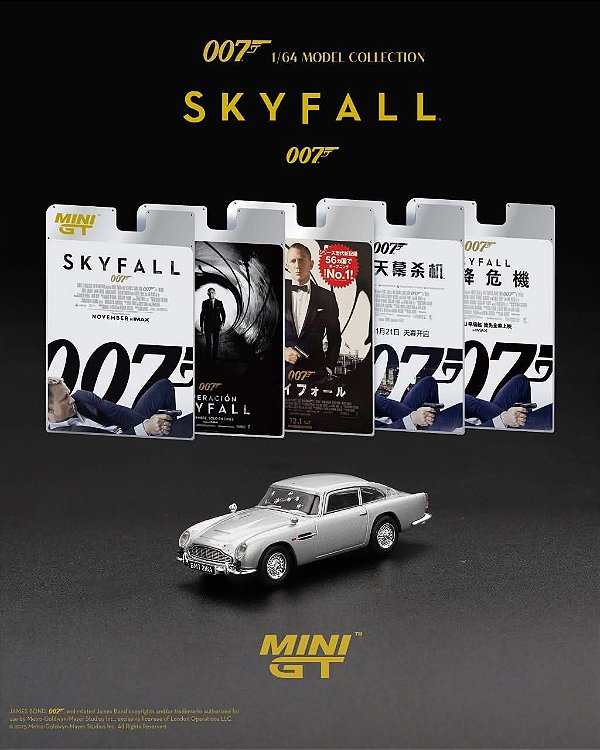 MINI GT - Astom Martim BD5 - 007 Skyfall (Marcas de tiro) (913)