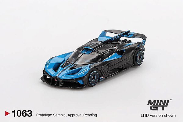 MINI GT - Bugatti Mistral W16.4 Black/Blue (1063)