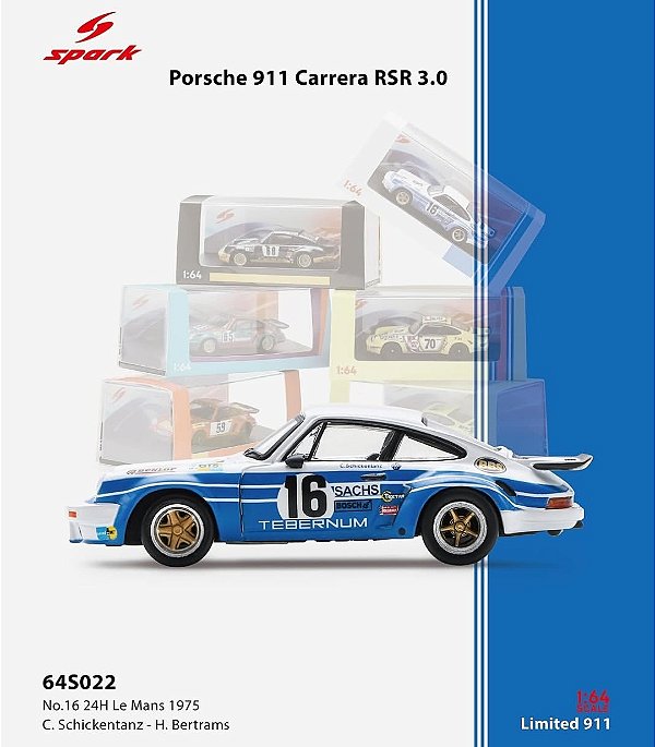 SPARK - Porsche 911 Carrera RSR 3.0 #16 LeMans 1975
