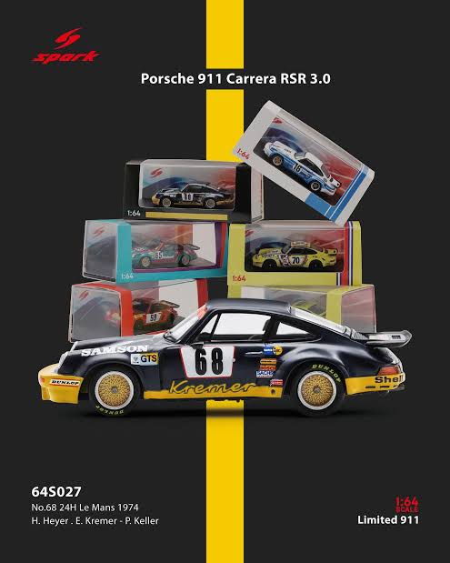 SPARK - Porsche 911 Carrera RSR 3.0 #68 LeMans 1974