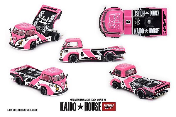 PRÉ VENDA - KAIDO HOUSE - Volkswagen T1 Pickup Pink