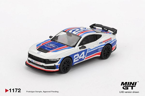 PRÉ VENDA - MINI GT - Ford Mustang Dark Horse #24 Racing (1172)