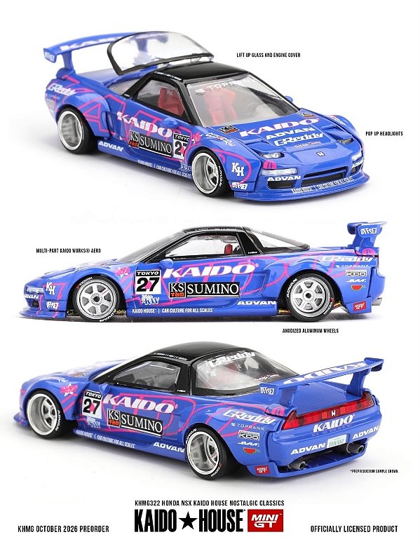 PRÉ VENDA - KAIDO HOUSE - Honda NSX Nostalgic Classic