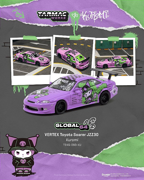 PRÉ VENDA - TARMAC WORKS - Toyota Soarer VERTEX (JZZ30) Kurami