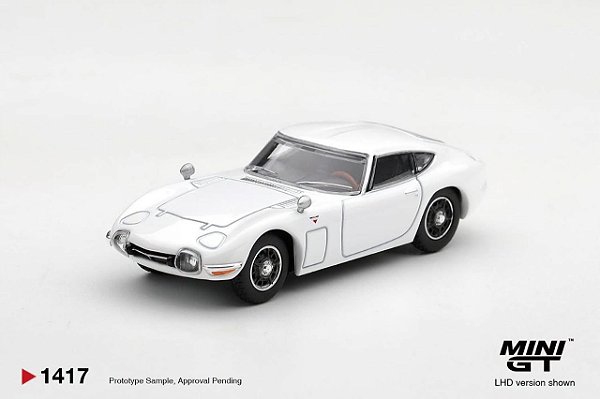 PRÉ VENDA - MINI GT - Toyota 2000GT Pegasus White (1417)