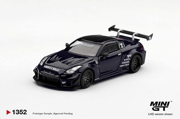 PRÉ VENDA - MINI GT - GTR R35 LBWK V.2 INOZETEC Black (1352)