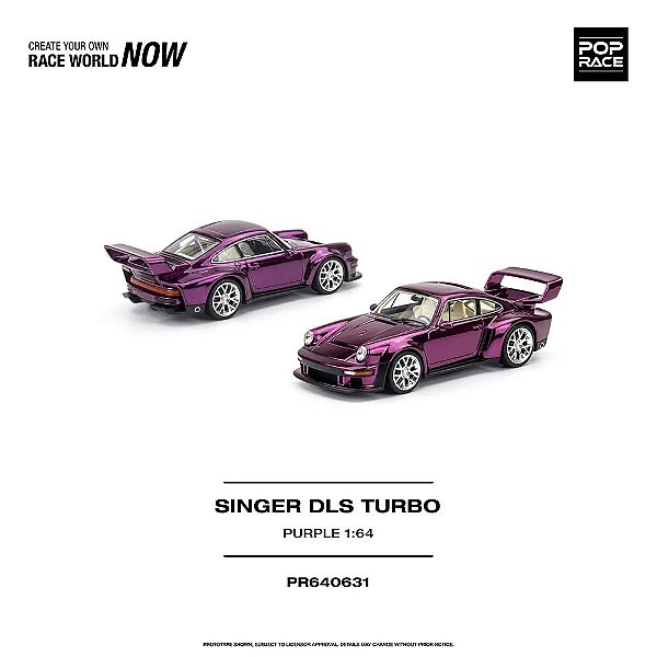 PRÉ VENDA - POP RACE - Singer DLS Turbo Purple