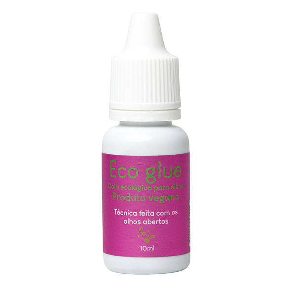 Cola Vegana Para Cílios Hipoalergênica Livre de Cianocrilato 10ml Eco Glue