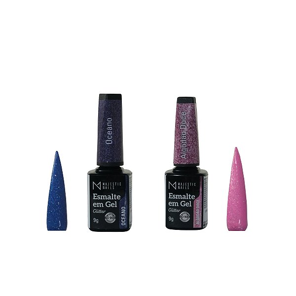 Esmalte em Gel Com Glitter 9g