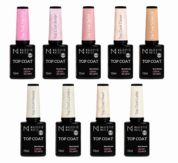 Top Coat LED/UV Color Majestic Nails 10ml