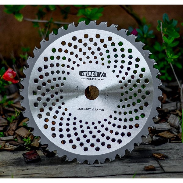 DISCO DE CORTE COM SERRAS CIRCULARES TIPO TCT - DIMENSOES: 250MMX40DTS AFIAÇO