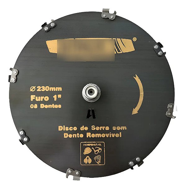 Disco De Serra Afiaço 8 Dentes Removíveis