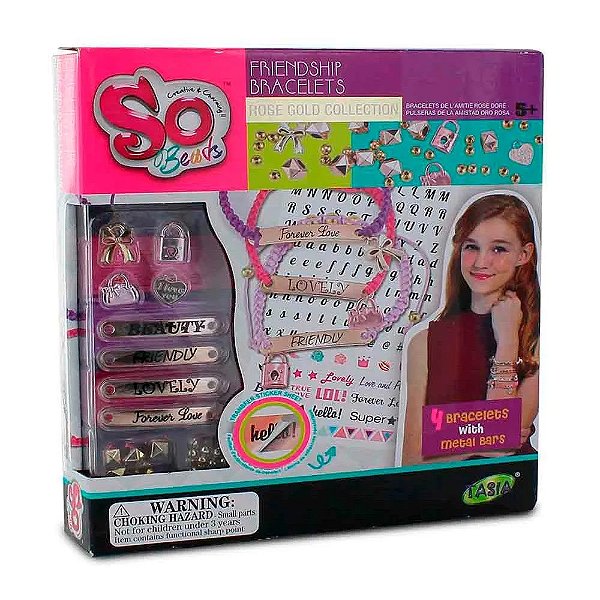 Conjunto de Acessórios - Pulseiras com Letras - My Style Mini - Multikids