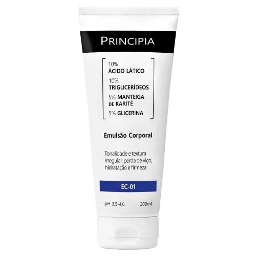 Principia Emulsão Corporal Ácido Lático EC-01 200ml