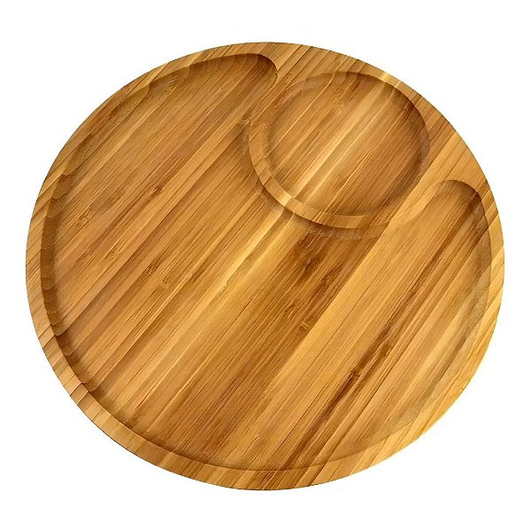Gamela e Petisqueira Oval para Servir e Decorar de Bambu