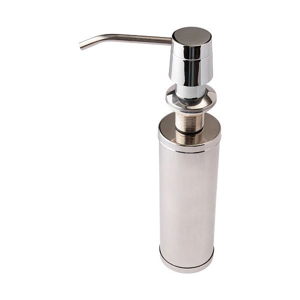 Dispenser de Embutir em Plastico e Aco Inox de 350ml