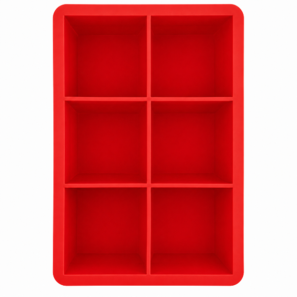 Forma de Gelo Quadrado de Silicone