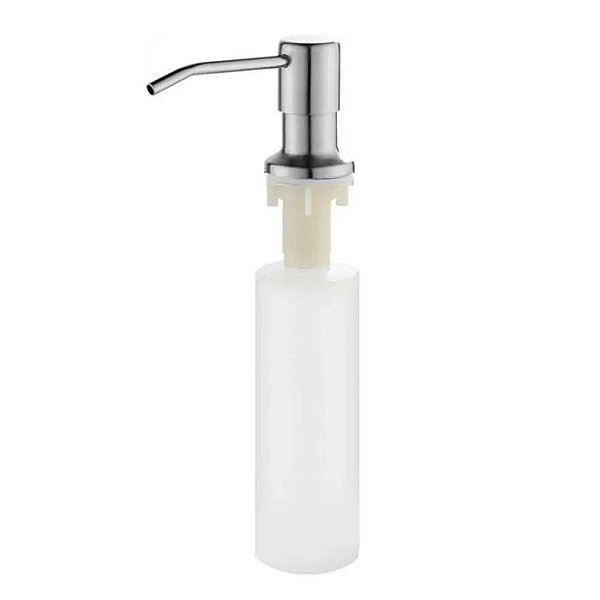 Dispenser de Embutir em Plastico e Aco Inox de 350ml