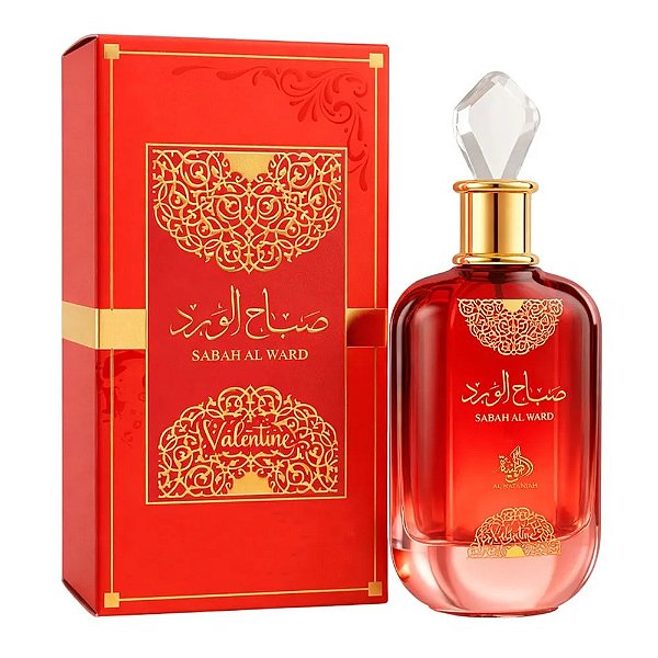 Perfume Árabe Sabah Al Ward Valentine Al Wataniah Eau de Parfum 100ml