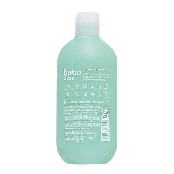 Shampoo Sem Lágimas Bebê e Infantil Buba Care 400ml