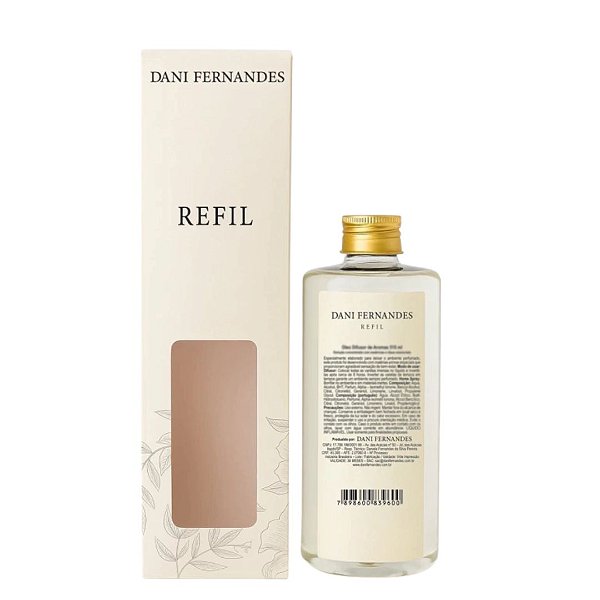 Refil do Sabonete Líquido de Flor de Figo com Glitter da Dani Fernandes 300ml