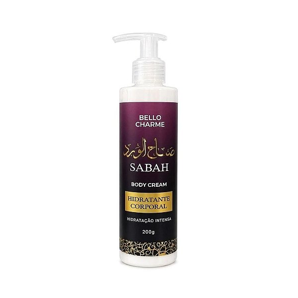 Bello Charme Creme Hidratante Corporal Feminino Sabah 200g