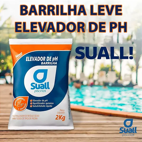ELEVADOR DE PH SUALL 2KG PARA PISCINAS