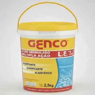 CLORO GRANULADO 3 EM 1 2,5 KG