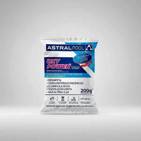 TABLETE / PASTILHA OXY POWER 200G