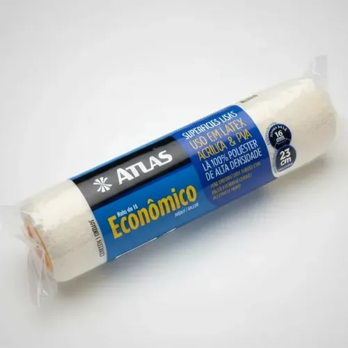 ROLO DE LÃ SINTETICA ATLAS 23CM ECONÔMICO