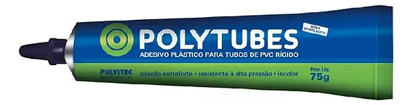 COLA ADESIVO PVC PULVITEC POLYTUBES 75G