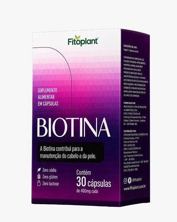 BIOTINA 400mg 30caps FITOPLANT