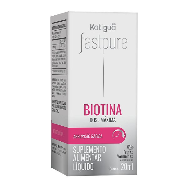 BIOTINA DOSE MAX FRUTAS VERMELHAS 20ML
