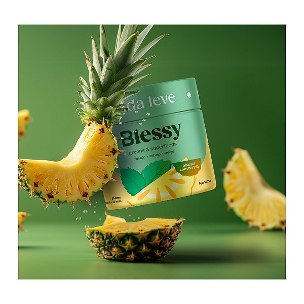 Blessy Greens Abacaxi c/ Hortela 210g (30 doses)