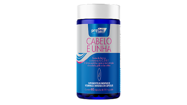 CABELO E UNHA 750mg 60caps PMPINE