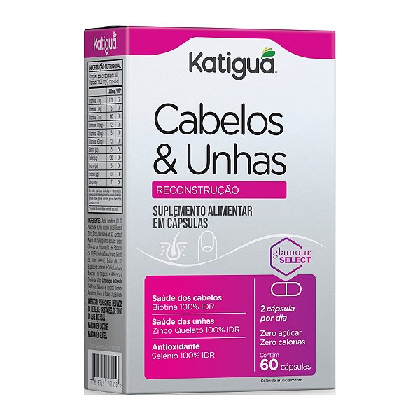 CABELOS E UNHAS 60 CAPS KATIGUA