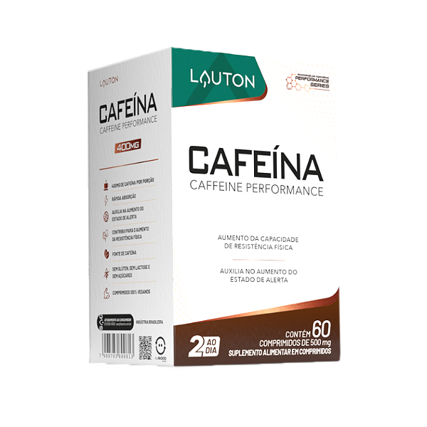 CAFEÍNA 500mg 60 comp LAUTON