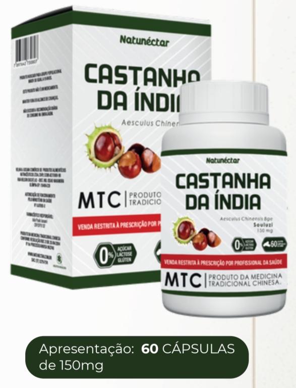 CASTANHA DA INDIA 60 CAPS - NATUNECTAR